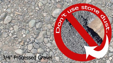 processed gravel and stone dust processed gravel and stone dust