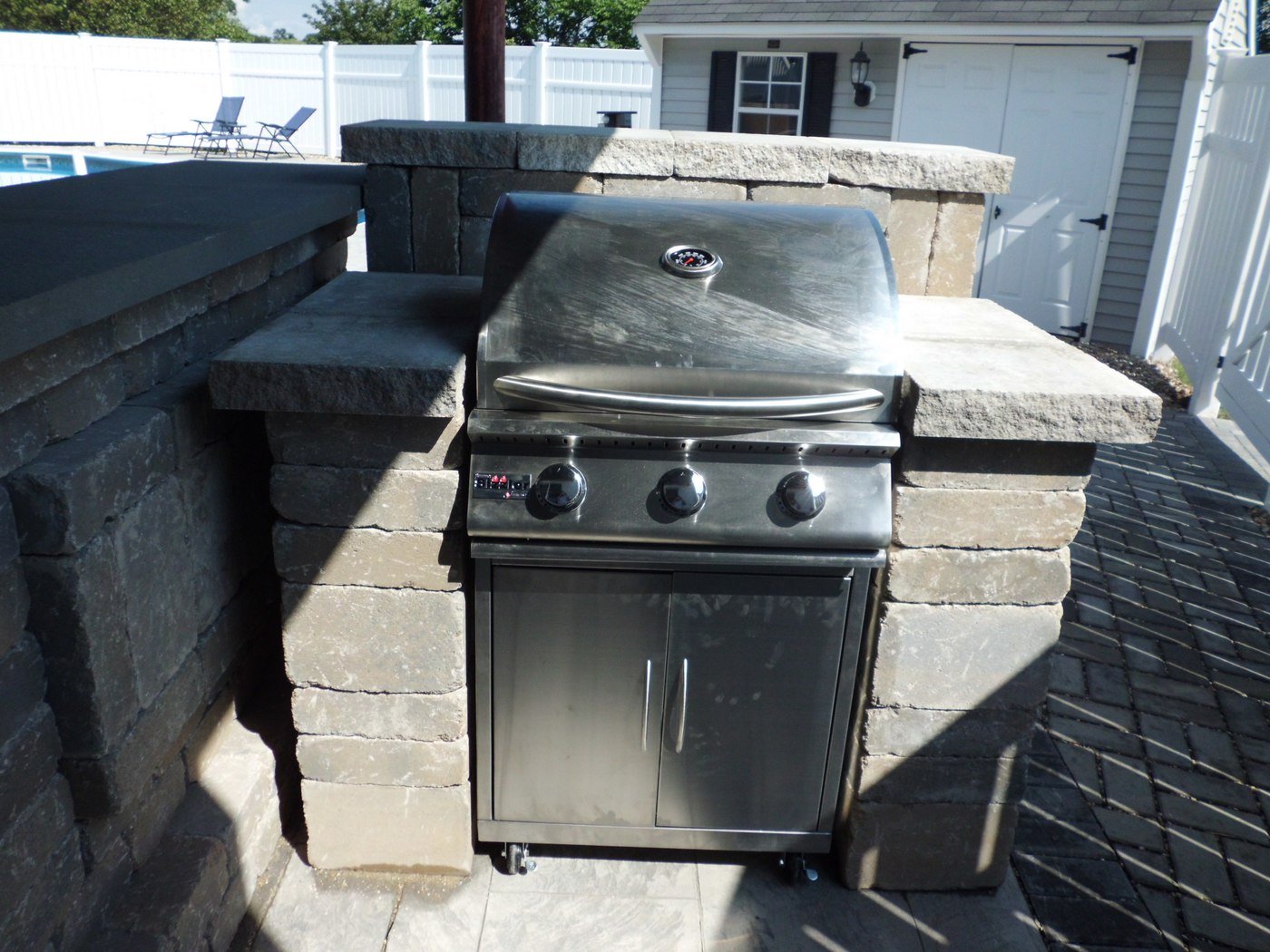 Built-in Outdoor Kitchens in Connecticut Built-in Outdoor Kitchens in Connecticut on Built In Grill Backyard id=86633