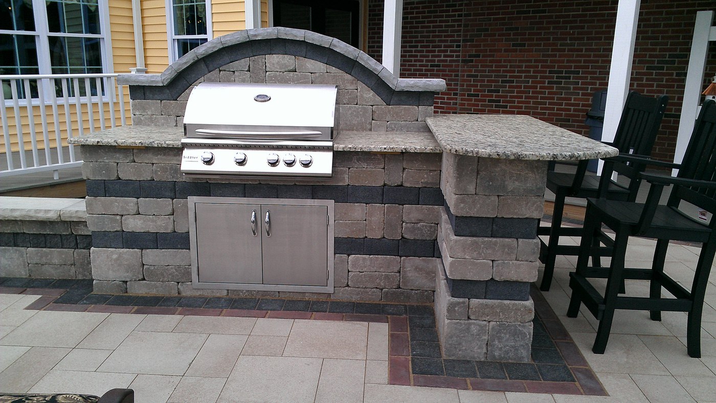 Built In Grill Outdoor Kitchen Outdoor Designs