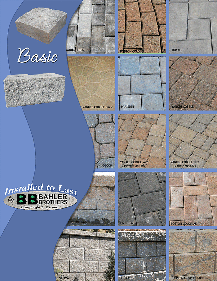 Basic pavers