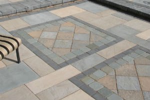 Paver Patio Inlay