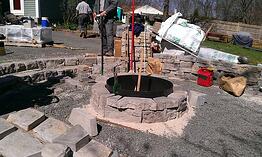 Fire pit Installation