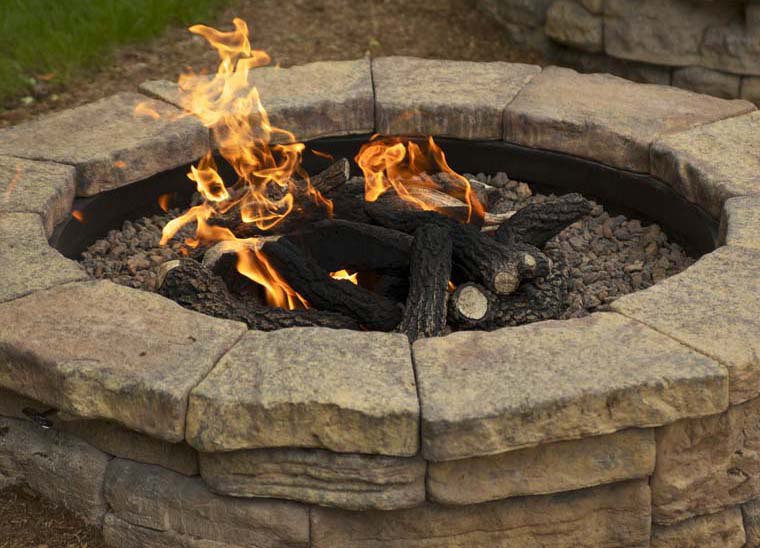 The Gas Fire Pit.