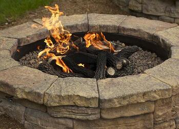 gas fire pit