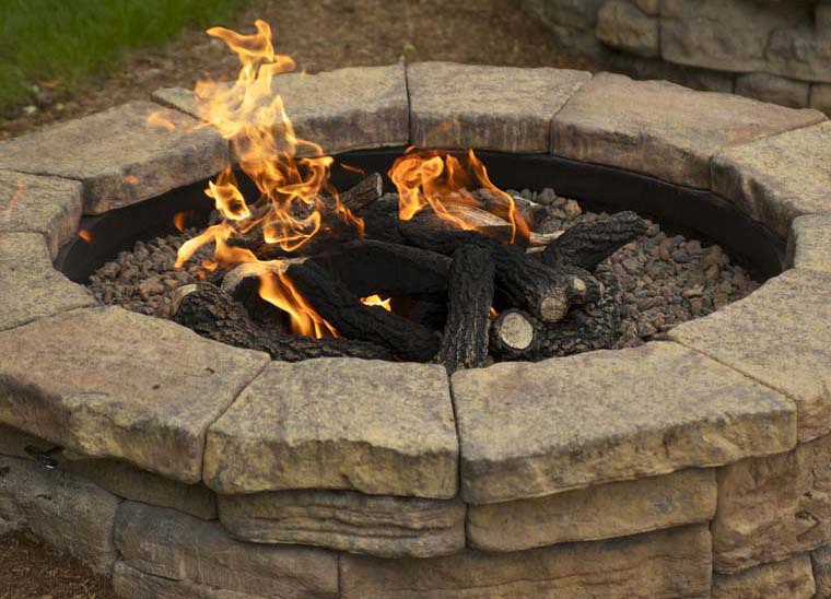 The Gas Fire Pit.