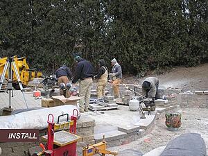 New Paver Patio Installation