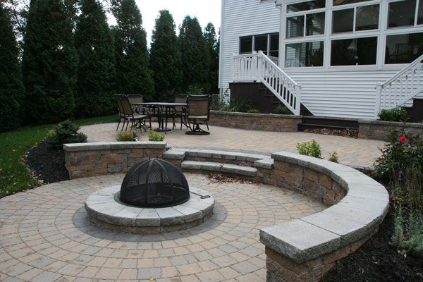 Patio with Fire Pit 