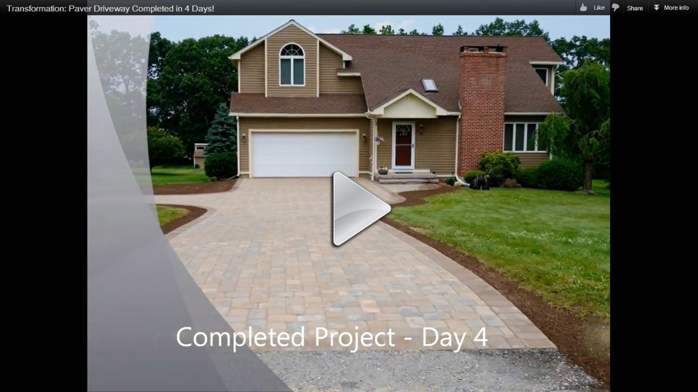 Paver Driveway: Customer Journal