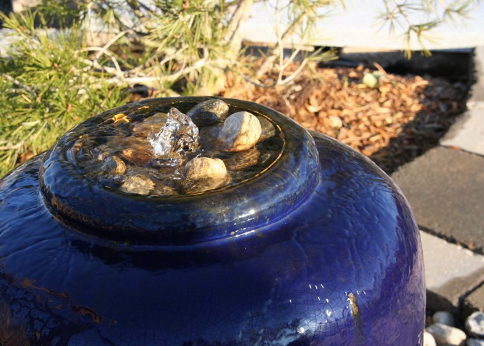 Water Feature installed in Connecticut by Bahler Brothers