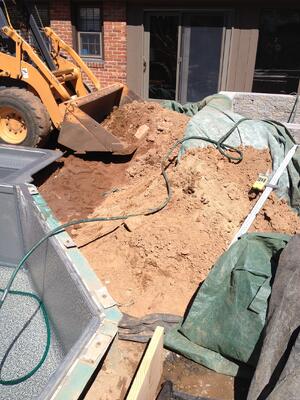 Patio Excavation by Bahler Brothers