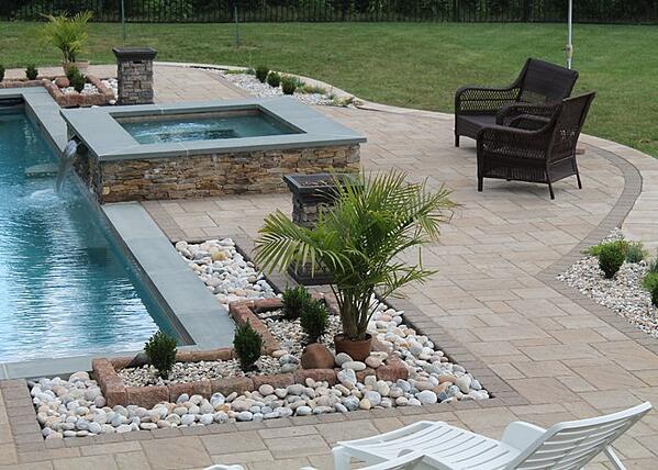 Backyard with patio and pool