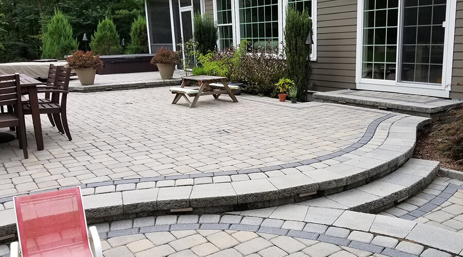 Use Steps to Define Spaces in a Multi-Level Patio