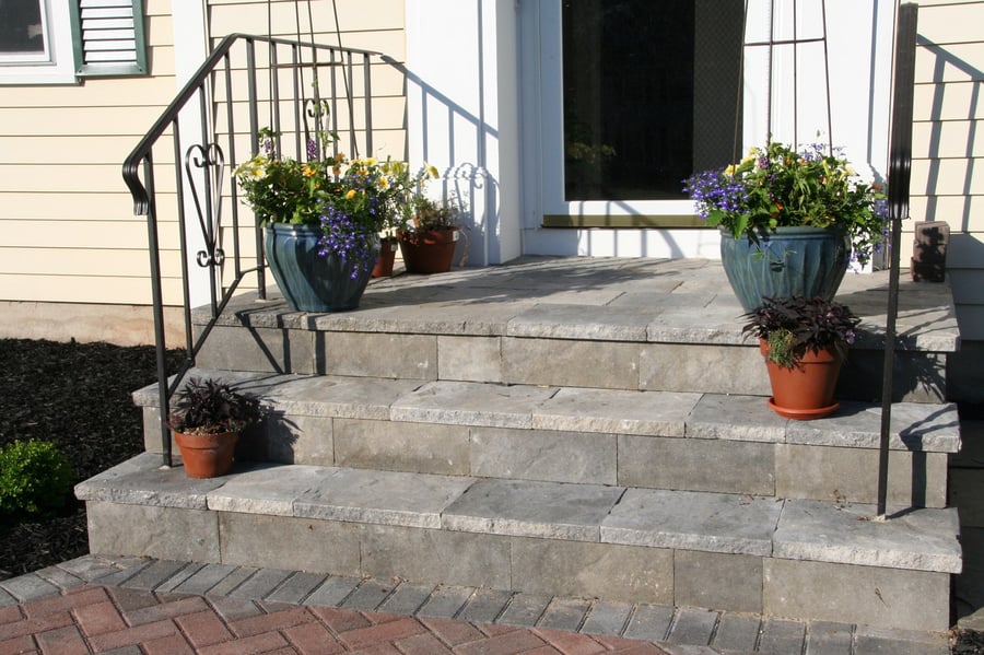 Concrete Step Overlay in Connecticut